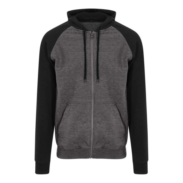 Just Hoods AWJH063 Charcoal Grey/Jet Black 2XL