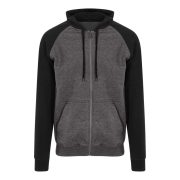 Just Hoods AWJH063 Charcoal Grey/Jet Black S