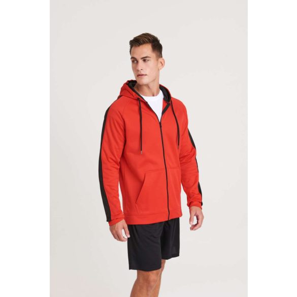 Just Hoods AWJH066 Fire Red/Jet Black 2XL