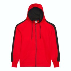 Just Hoods AWJH066 Fire Red/Jet Black S