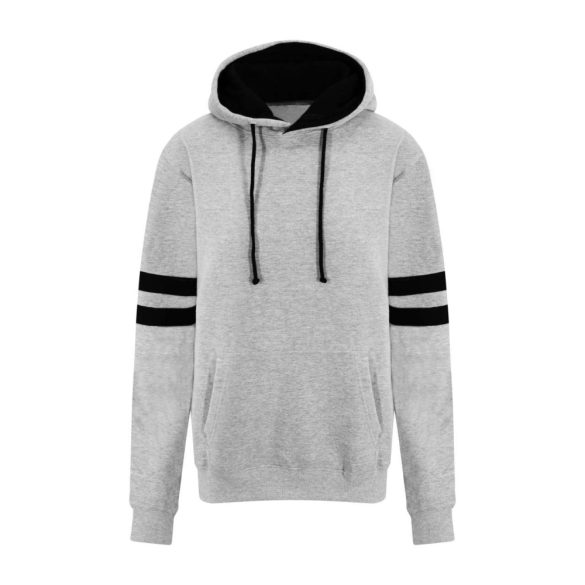 Just Hoods AWJH103 Heather Grey/Deep Black 3XL