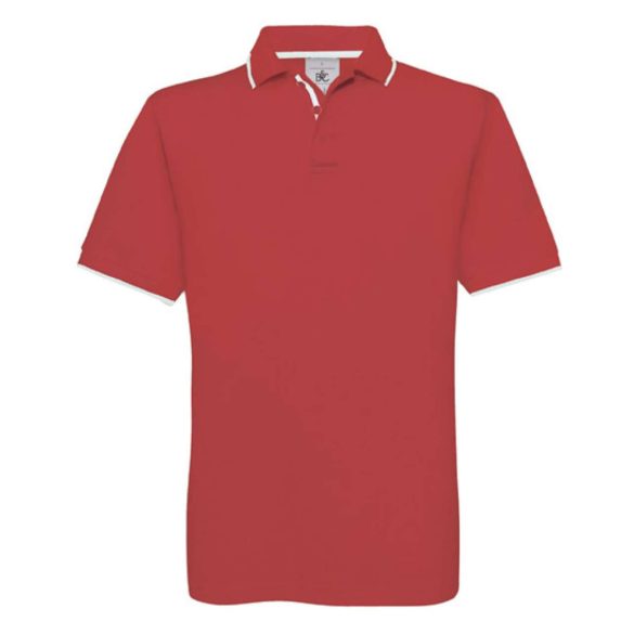 B&C BCPU413 Red/White 2XL