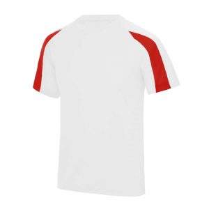 Just Cool JC003 Arctic White/Fire Red XL