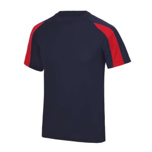 Just Cool JC003 French Navy/Fire Red XL