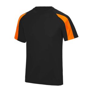 Just Cool JC003 Jet Black/Electric Orange 2XL