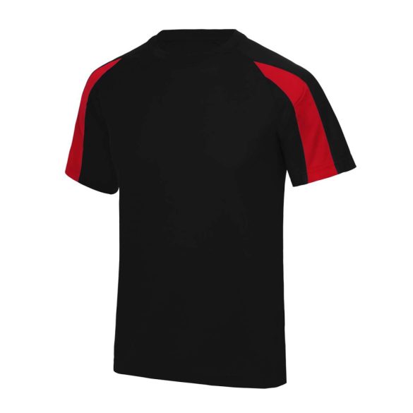 Just Cool JC003 Jet Black/Fire Red 2XL