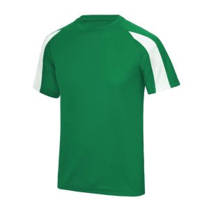 Just Cool JC003 Kelly Green/Arctic White XL