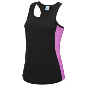 Just Cool JC016 Jet Black/Electric Pink XS