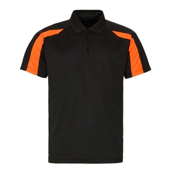 Just Cool JC043 Jet Black/Electric Orange 2XL