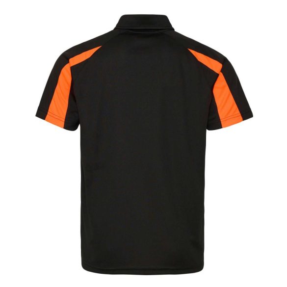 Just Cool JC043 Jet Black/Electric Orange 2XL