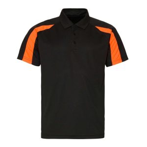 Just Cool JC043 Jet Black/Electric Orange L