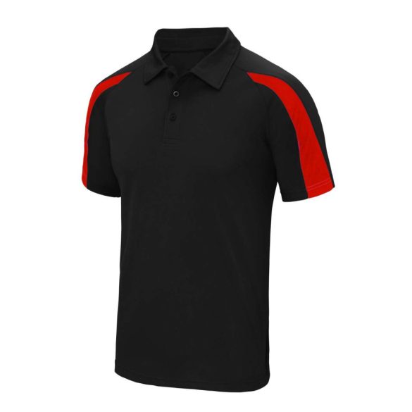 Just Cool JC043 Jet Black/Fire Red 2XL