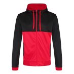 Just Cool JC061 Jet Black/Fire Red 2XL