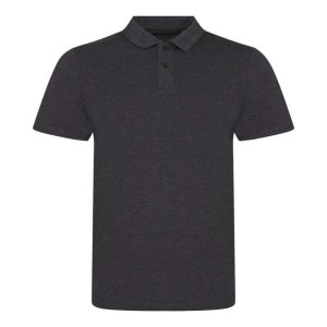 Just Polos JP001 Heather Charcoal 2XL