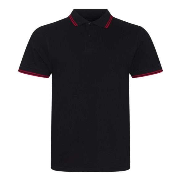 Just Polos JP003 Black/Red 2XL