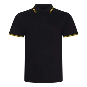 Just Polos JP003 Black/Yellow 2XL