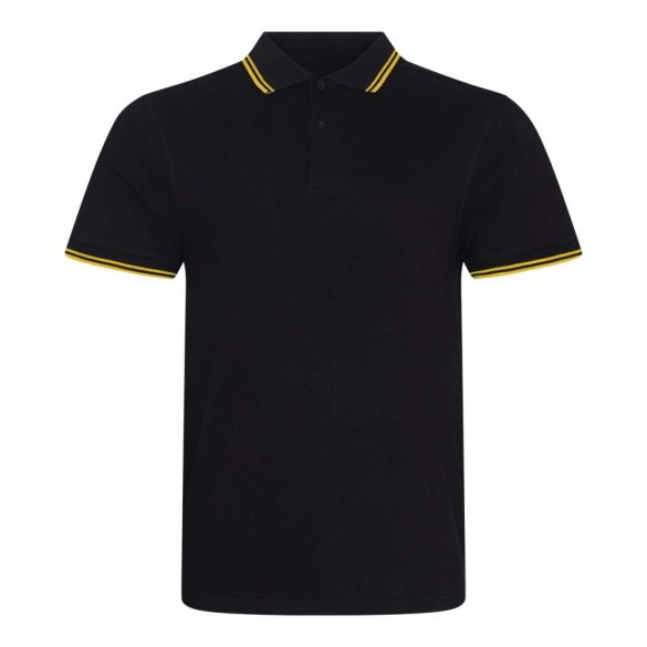 Just Polos JP003 Black/Yellow S