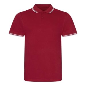 Just Polos JP003 Red/White 2XL