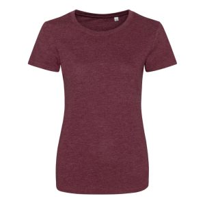 Just Ts JT001F Heather Burgundy M
