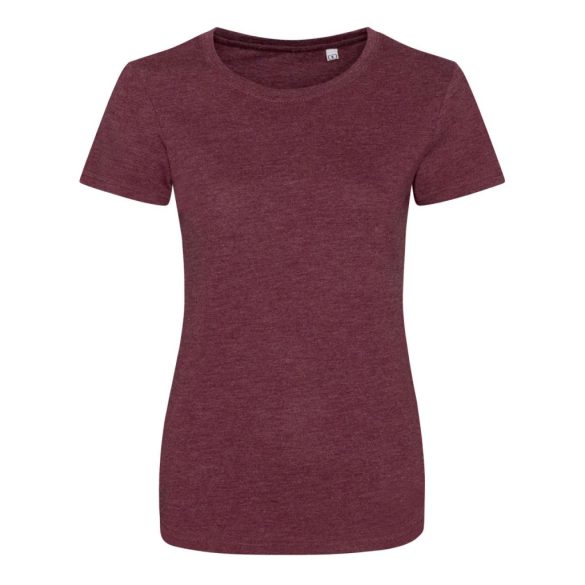 Just Ts JT001F Heather Burgundy M