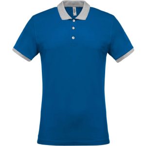 Kariban KA258 Light Royal Blue/Oxford Grey 4XL