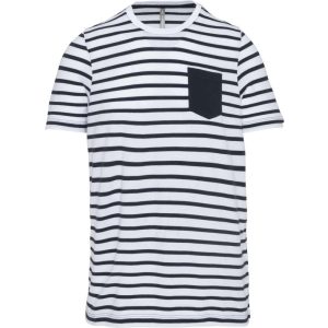 Kariban KA379 Striped White/Navy 10/12