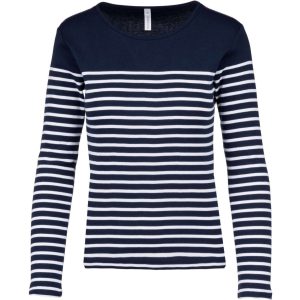 Kariban KA386 Striped Navy/White XS