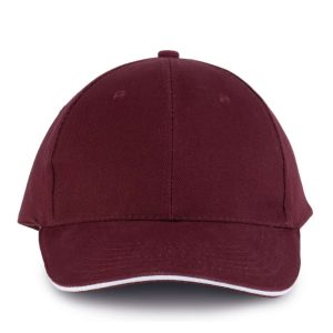 K-UP KP011 Burgundy/White U