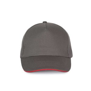 K-UP KP124 Slate Grey/Red U