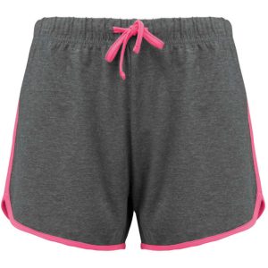 Proact PA1021 Grey Heather/Fluorescent Pink S