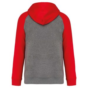 Proact PA369 Grey Heather/Sporty Red XS