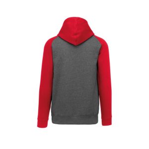 Proact PA370 Grey Heather/Sporty Red 10/12