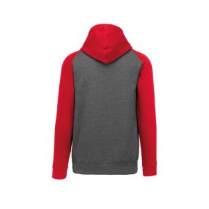 Proact PA370 Grey Heather/Sporty Red 12/14