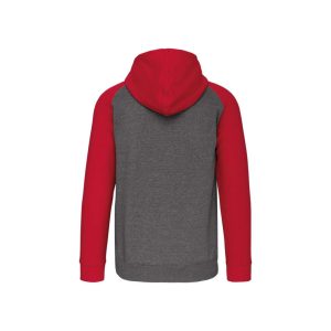 Proact PA380 Grey Heather/Sporty Red 2XL