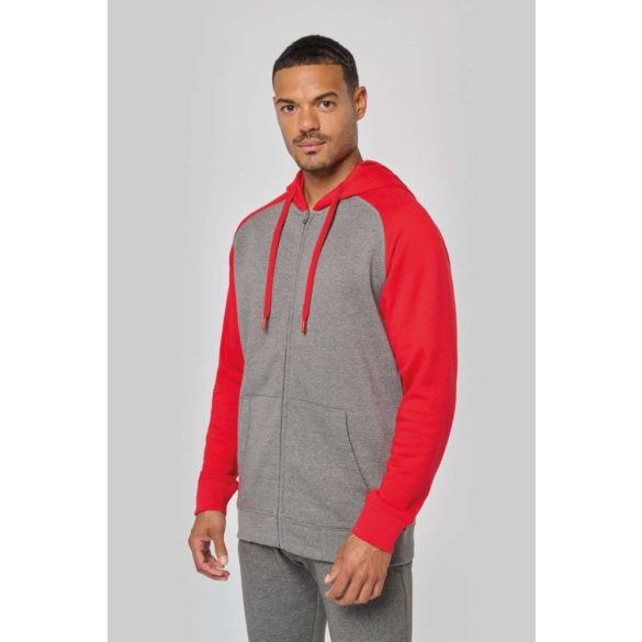 Proact PA380 Grey Heather/Sporty Red L