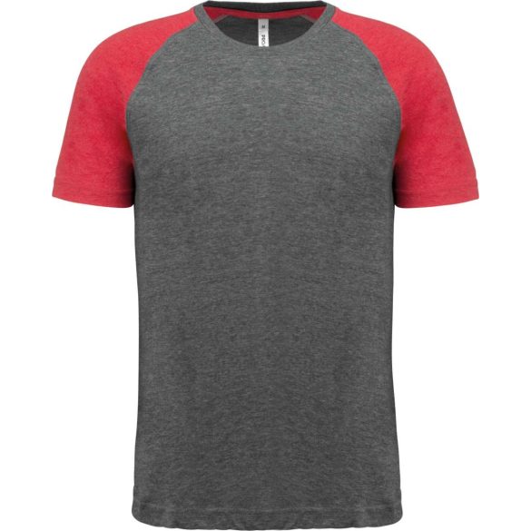 Proact PA4010 Grey Heather/Sporty Red Heather 3XL