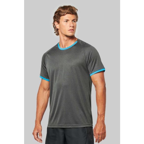 Proact PA406 Dark Grey Heather/Tropical Blue 3XL