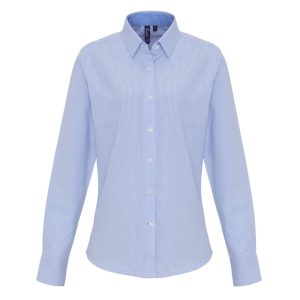 Premier PR338 White/Oxford Blue 2XL