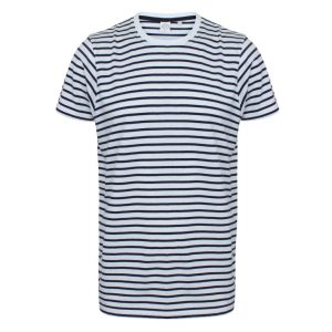 SF Clothing SF202 Heather Grey Stripe M