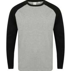 SF Clothing SFSF271 Heather Grey/Black XS