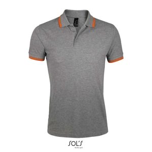 SOL'S SO00577 Grey Melange/Orange 2XL