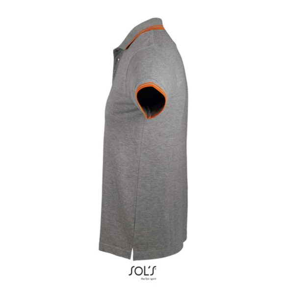 SOL'S SO00577 Grey Melange/Orange 2XL