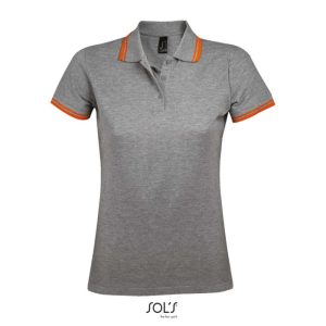 SOL'S SO00578 Grey Melange/Orange L