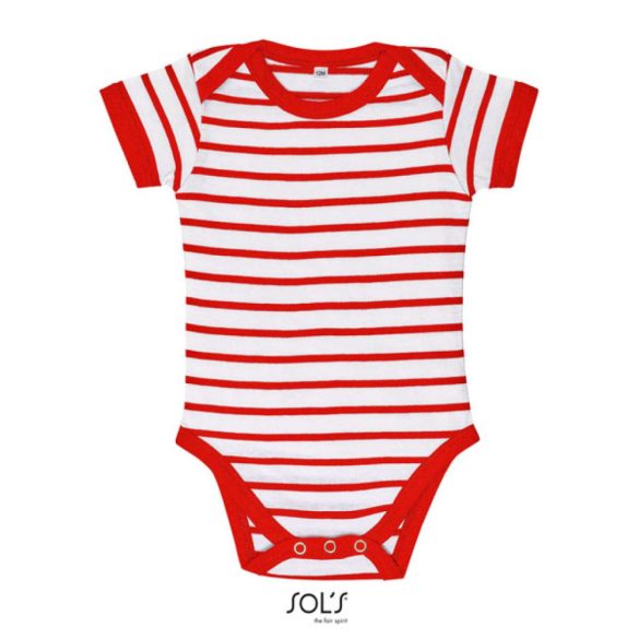 SOL'S SO01401 White/Red 3/6M