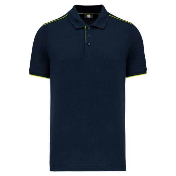 Designed To Work WK270 Navy/Fluorescent Yellow L