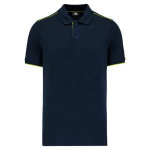 Designed To Work WK270 Navy/Fluorescent Yellow S