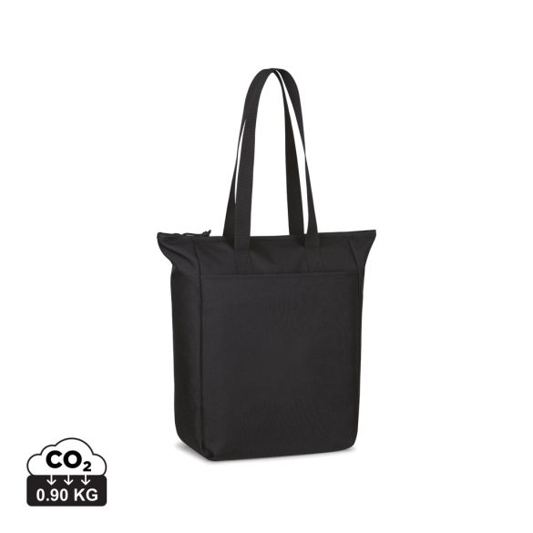 Renew AWARE™ rPET Zippered Tote, black