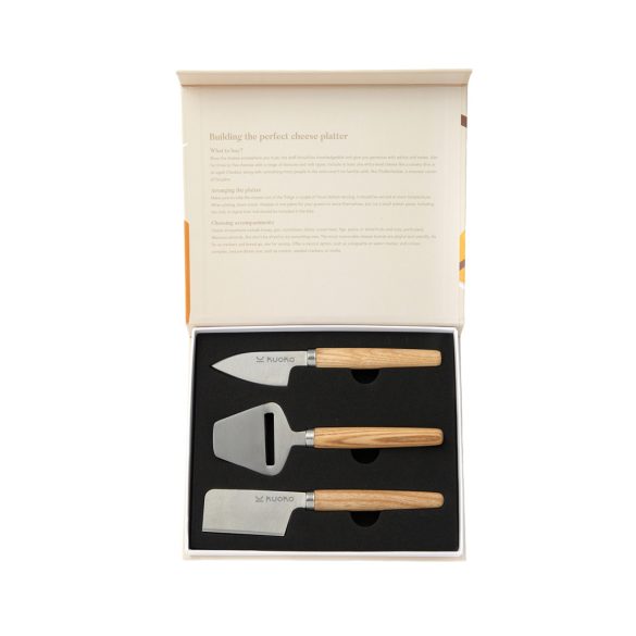 VINGA Retro cheese set, brown