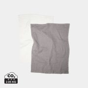 VINGA Cromer waffle kitchen towel, 2 pcs, grey