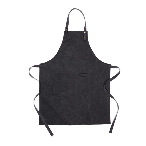 VINGA Tome GRS recycled canvas Apron, black